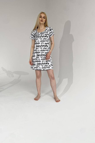 645 Camisón Amazing Forex - blanco-verde