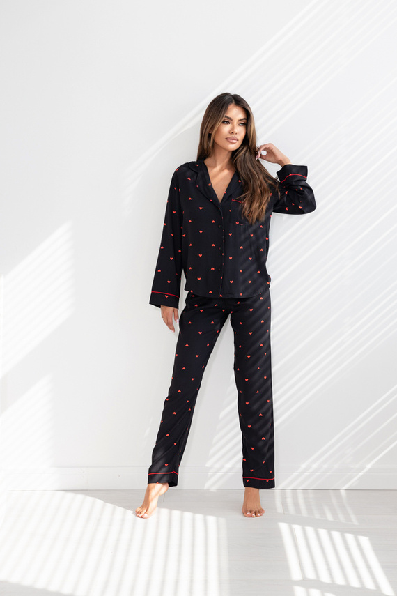 Rolling In Love Sensis pijama de mujer - negro