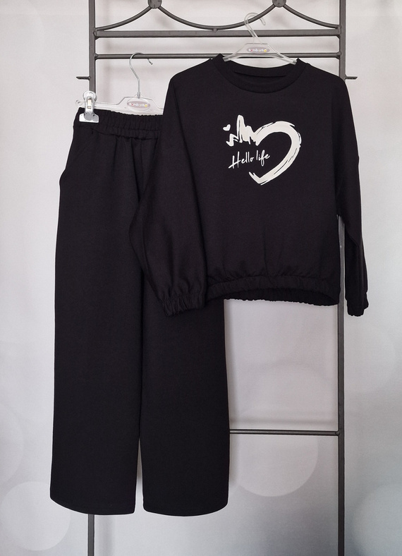 Gaja Sudadera niños Bambarillo negro | Sudadera de algodón elástico