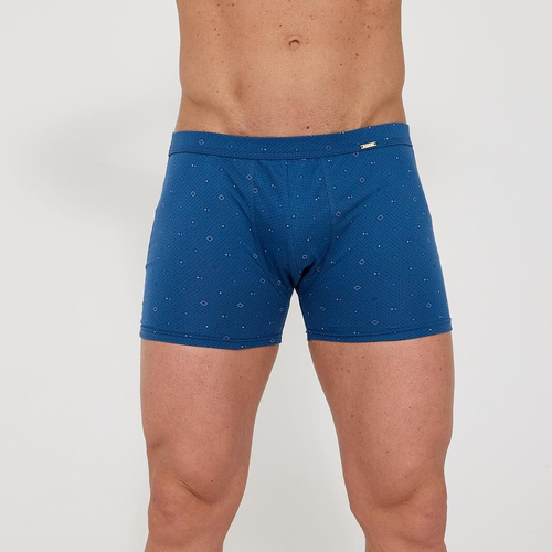 904/129 Calzoncillos bóxer Cornette Prime para hombre - entallados, algodón con elastano, estampados, en caja
