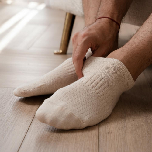 Arte.197 Steven calcetines naturales - unisex 100% algodón, sin costuras