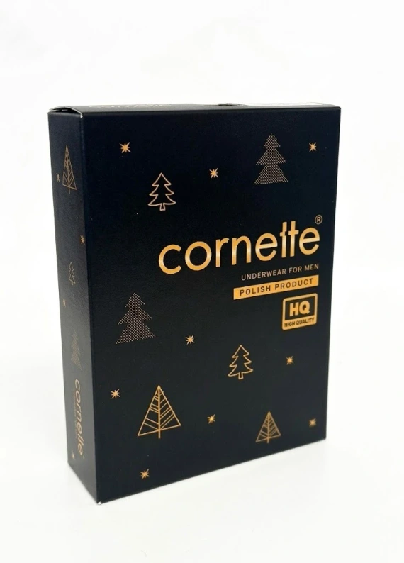 007/85 Cat 3 Bóxer hombre Cornette Christmas de algodón ajustados con diseño navideño