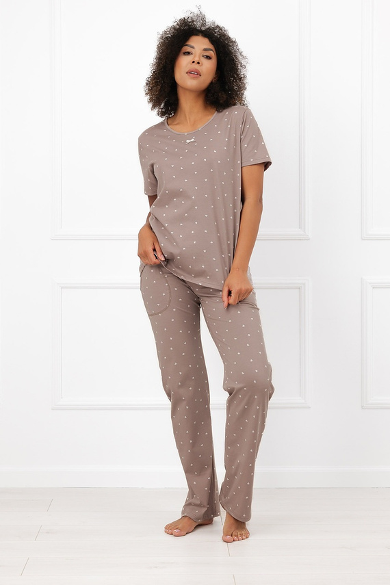 Pijama de mujer Italian Fashion Madura algodón manga corta pantalón largo