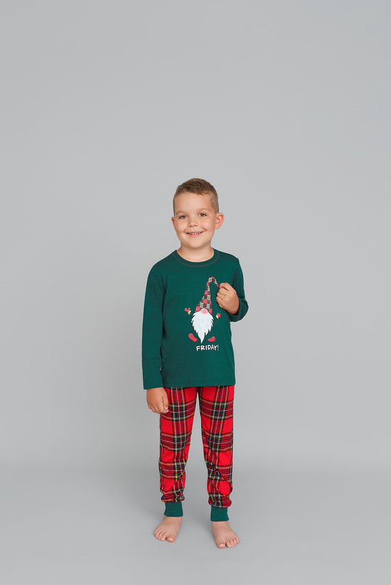 Narvik Pijama de niño Italian Fashion- rojo/estampado