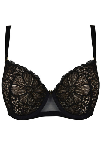 19230 Sujetador copa entera Julia Mediolano beige - copas llenas, comodidad y elegancia