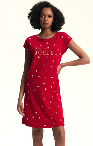 43720 Camisón de mujer Dotie Christmas Henderson - algodón, manga corta