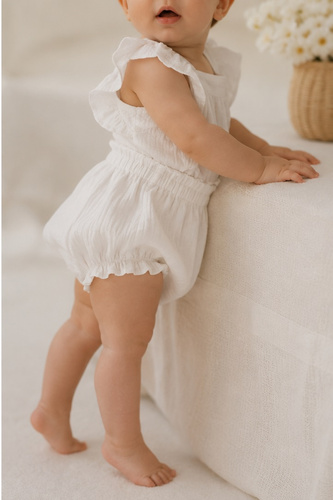 Mamatti BY50002 bloomers de muselina para bebé ligeros y frescos verano