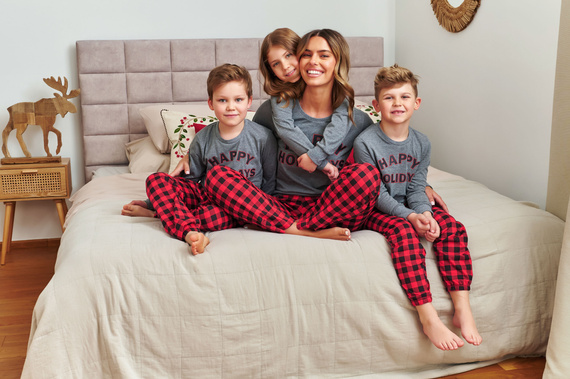 Pijama de señora 7343 Gris oscuro Doctor Nap - 100% algodón