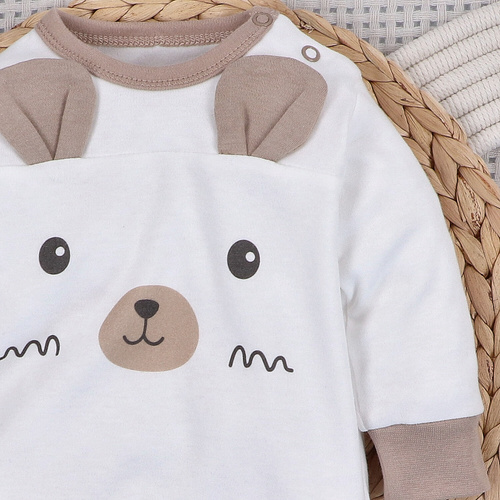 ABN-5509 Pijama para bebé sin pies Sky Journey Nini | Algodón orgánico, cierre con automáticos