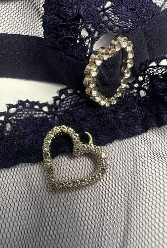 Belissana Set Azul Pasión azul - elegante conjunto de lencería para mujer