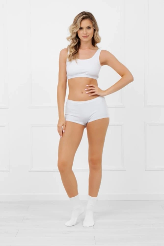 Calzoncillos bóxer Lotte mujer Italian Fashion blanco - algodón, cómodos y elásticos