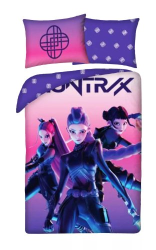Halantex Ropa de Cama de Algodón K-POP Demon Hunters 04 140x200 70x90 Morada