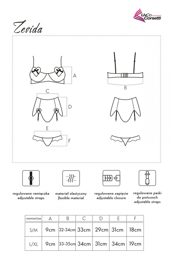 Zevida LC 90110 Conjunto mujer LivCo Corsetti Moda