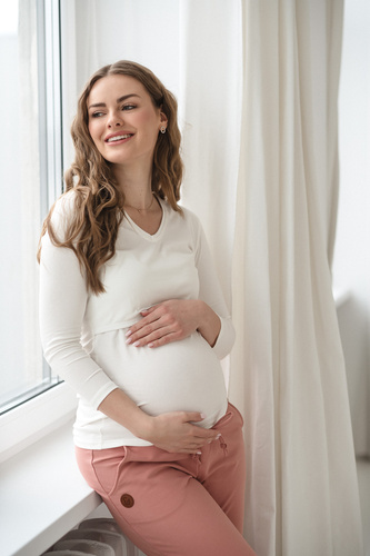 Milk&Love Milk Shirt camiseta premamá y lactancia 7/8 white