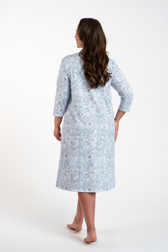 Camisón Antonia Moda Italiana - estampado azul