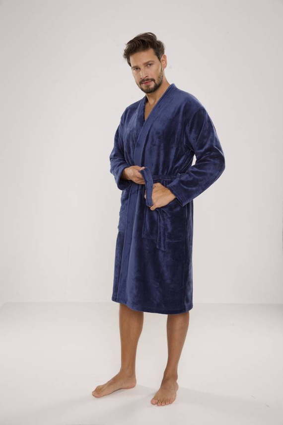 391 Albornoz de hombre Hugo De lafense - denim