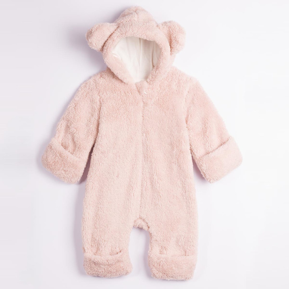 226270 Nicol Mono para bebé oso rosa polvo con forro