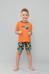 Pijama de niño naranja