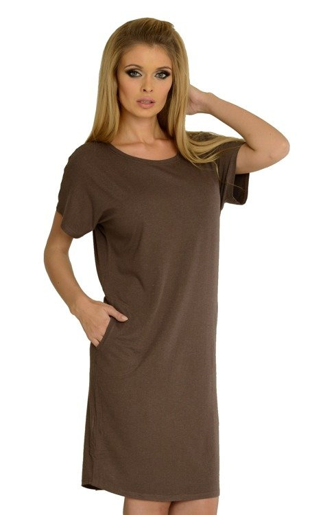 523 Camisón Paula kr. manga - aciano