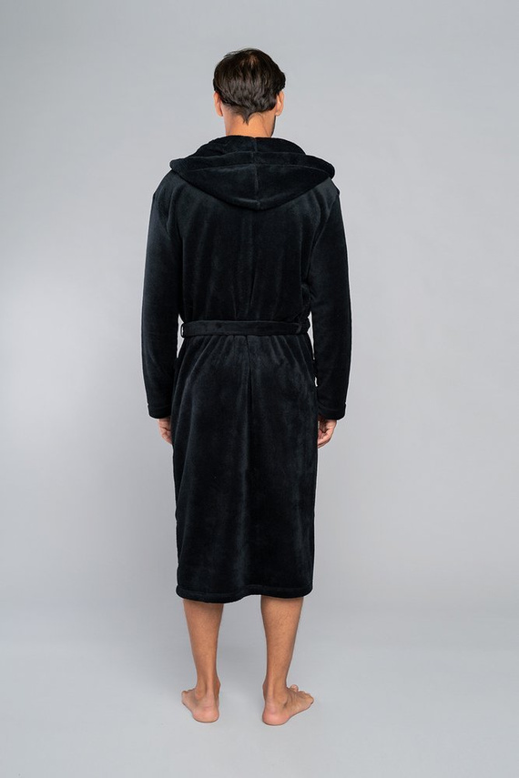 Mimas Albornoz con capucha para hombre Italian Fashion- gris