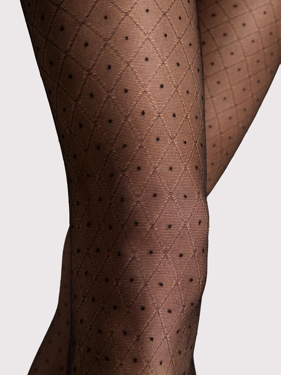 Pantimedias Fiore Maribel G6130 20 den geométrico mate elásticas