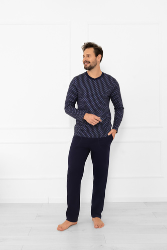 Pijama de hombre Gerard Italian Fashion - algodón, manga larga y pantalón