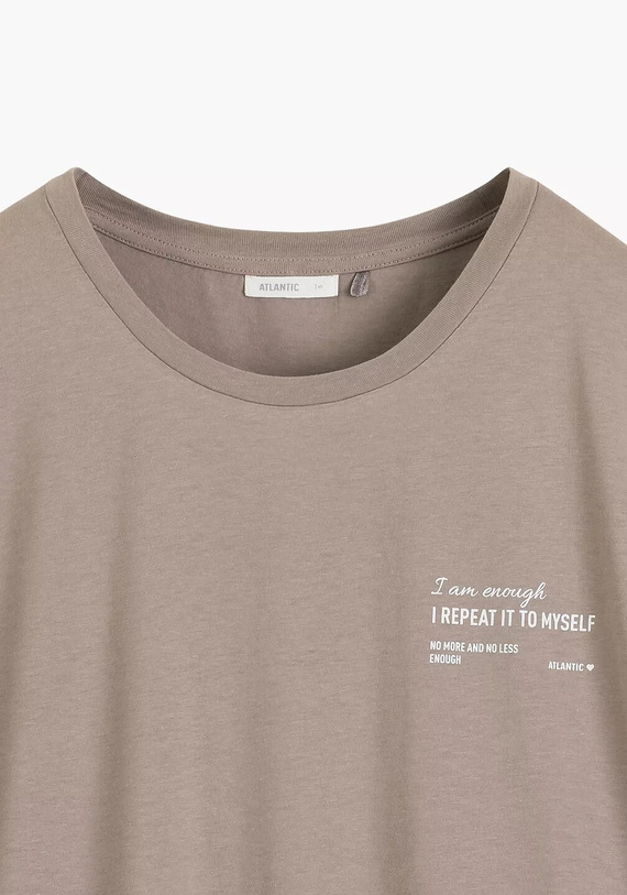 NLD-001 camisón mujer 100% algodón, corte holgado