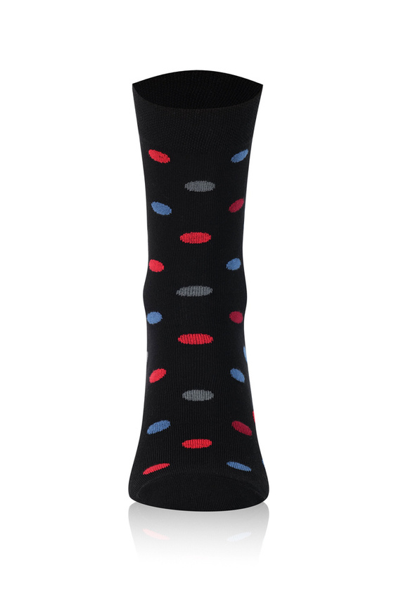 M21 Calcetines largos de hombre Italian Fashion - negro/bordeos/grafito