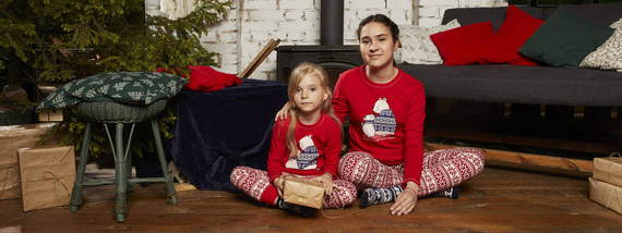 Arktyka Pijama niño Moda Italiana - rojo/estampado