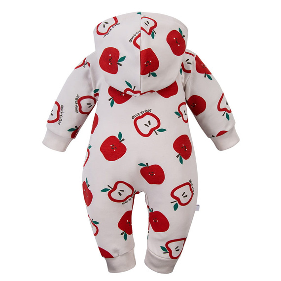 Pelele bebé Eevi ecru 100% algodón sin pies cómodo