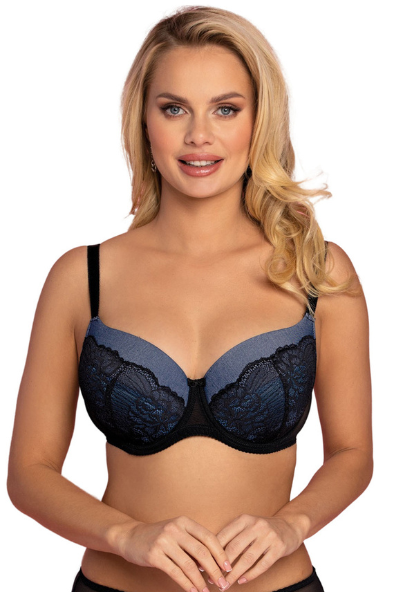 VB-438 Sujetador acolchado Vena negro-jeans