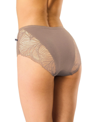 Braga mujer LPF 112 Key maxi bikini de algodón – ajuste estable, pack de 2