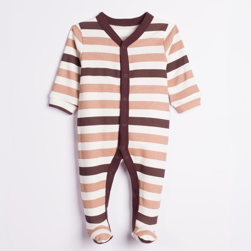 227032 Nicol BENEK Pijama enterizo para bebé 100% algodón rayas para niño