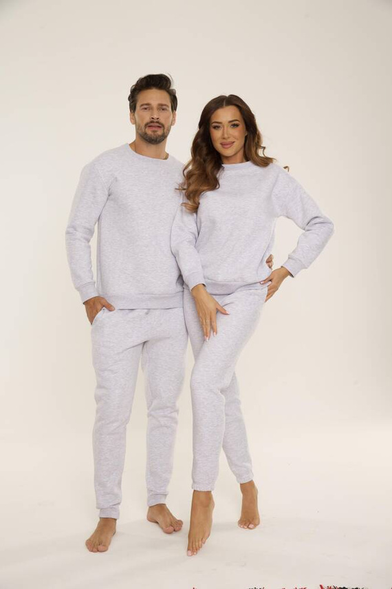 813 Indigo Chándal para hombre de De Lafense - light melange