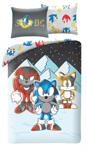 Ropa de cama Halantex Sonic 140x200 colorida con funda de almohada 70x90