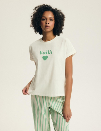 Pijama mujer Henderson Darlan 43707 – algodón, pantalón largo, estampado