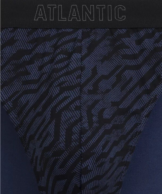 Slips para hombre Atlantic 3MP-221 A3 3 unidades – algodón grafito/negro/índigo