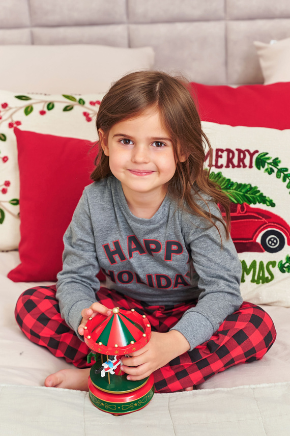 7345 Pijama para niños Gris Oscuro Doctor Nap - 100% algodón