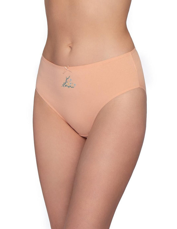 Panties L-120 BI-103 Lama – Algodón, corte clásico bikini, 3 piezas