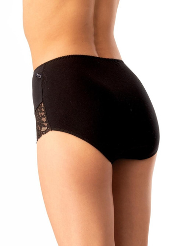 Braga de mujer Key LPF 578 gris negro - algodón, cómoda, 2 unidades por paquete