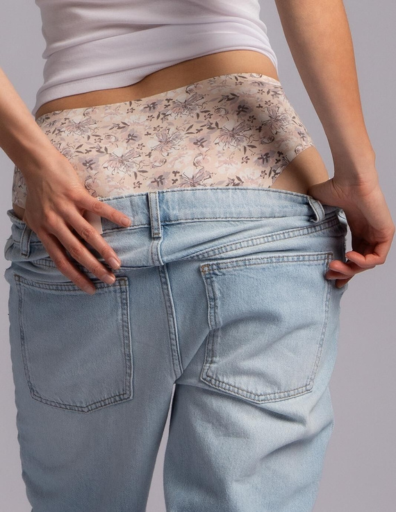 Bragas mujer Lama L-LC1598 BI sin costuras algodón pack 2 beige-mocca