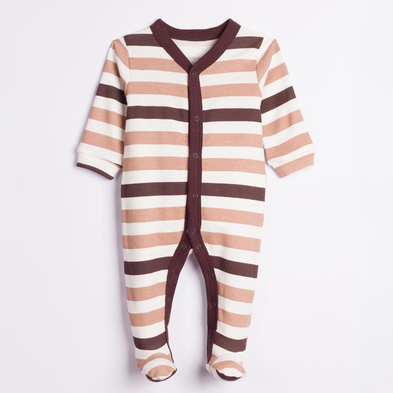 227032 Nicol BENEK Pijama enterizo para bebé 100% algodón rayas para niño