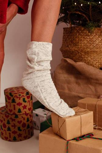 553/554 Calcetines de dormir Wellsoft Smooth De Lafense - guiones crudo