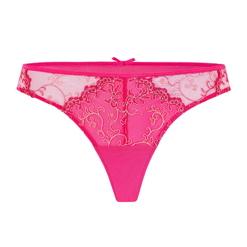 Romance LV-ST20 Tanga Le Vernis fucsia para mujer - Encaje, sensual, cómodo