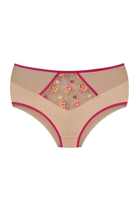 Braguitas Flora 19246 Mediolano con bordado floral cómodas