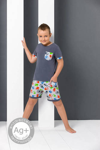 PY2004 Pijama de niño Passion grafito