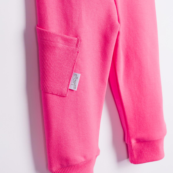 Nicol Tosia 225275 Pantalones deportivos rosas para niña con bolsillo