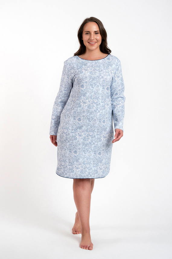 Camisón Gracjela Moda Italiana - estampado azul