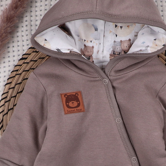 Mono bebé Nini Organic Balloon Friends– acolchado, 100% algodón bio