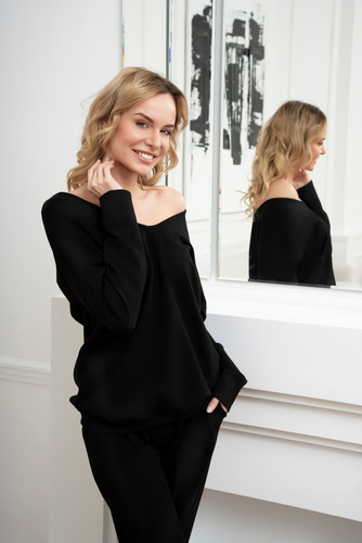 Karina Sudadera de mujer Fashion - negro